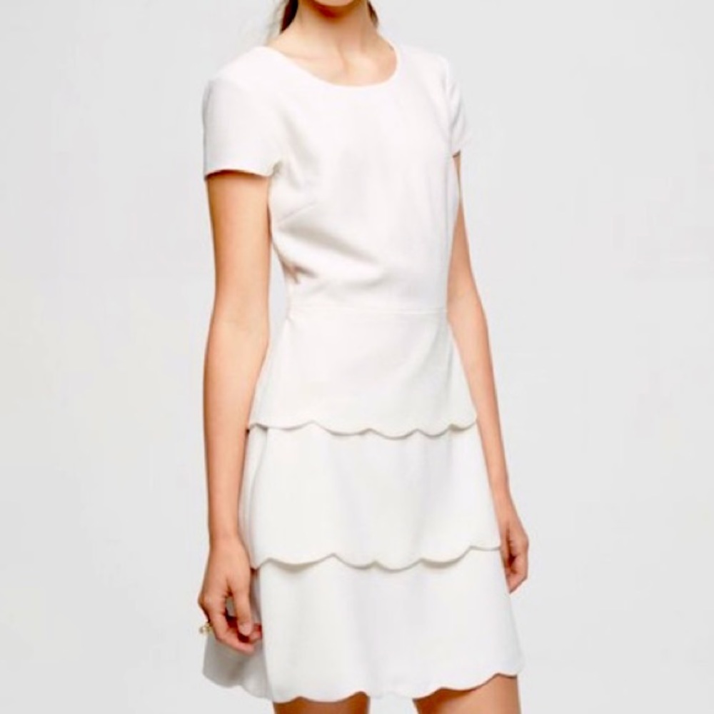 Club Monaco Colby Scalloped Dress